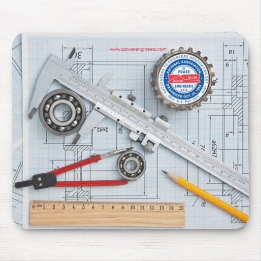 NB: Engineering Tools Mousepad Muismat (Voorkant)