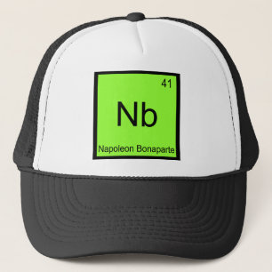 Nb - Napoleon Bonaparte Grappige Chemie Element T Trucker Pet
