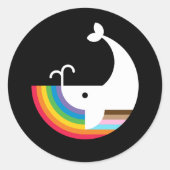 NB Pride Whale Sticker (Voorkant)