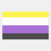 NB-sticker Rechthoekige Sticker (Voorkant)