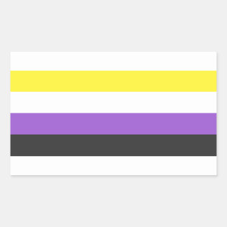 NB-sticker Rechthoekige Sticker