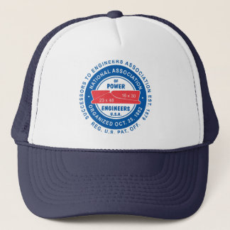 NB: Trucker Hat (wit/zeemacht) Pet