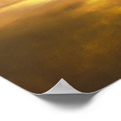 NB, Verenigde Staten, Oregon, Cannon Beach Sunset  Poster (Hoek)