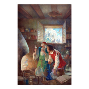 NB Wyeth The Alchemist Poster