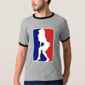 NBA Funny Ringer T-shirt (Voorkant)