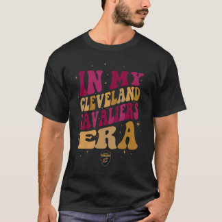 NBA In Mijn Cleveland Cavaliers Era Retro Wave Log T-shirt