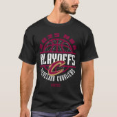 NBA In Mijn Cleveland Cavaliers Era Retro Wave Log T-shirt (Voorkant)