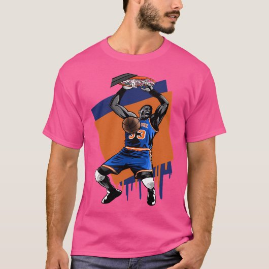 NBA Legends Patrick Ewing T-shirt (Voorkant)
