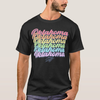 NBA Oklahoma City Thunder Pastel Regenboog Pride S T-shirt