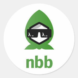 Nbb-sticker Ronde Sticker