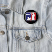 NBBA, National Beer Bong Association Ronde Button 5,7 Cm (In situ)