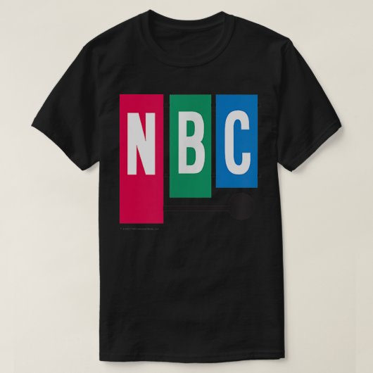 NBC  1954 Peacock Comfortable T-shirt (Design voorkant)