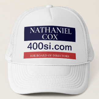 NBC BOD Campaign Button Trucker Pet