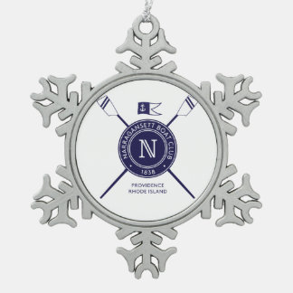 NBC kerstboomversiering Tin Sneeuwvlok Ornament