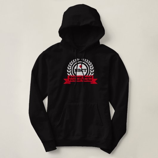 NBCT National Board Certified Teacher Appreaison Hoodie (Design voorkant)