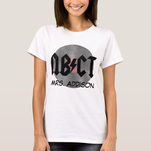 NBCT National Board gecertificeerde leraar T-shirt (Voorkant)
