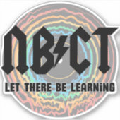 NBCT Rock geïnspireerde sticker (Voorkant)