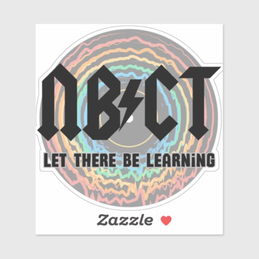 NBCT Rock geïnspireerde sticker (Vel)