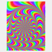 NBK Zuur Wiel Psychedelische reis Fleece Deken (Voorkant)