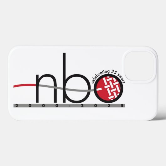 NBO 25e Jubileum iPhone Case (Achterkant (horizontaal))