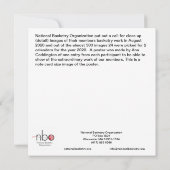 NBO Getting Close Square Note Card Notitiekaartje (Achterkant)