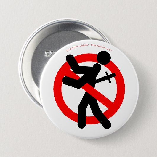 NBS-Button Ronde Button 7,6 Cm (Voorkant /achterkant)