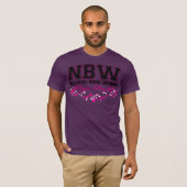 NBW Paars Vriendin T-shirt (Voorkant volledig)