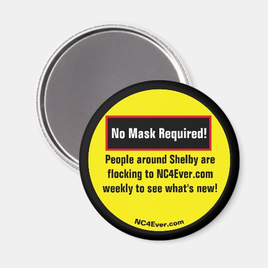 NC4Ever.com Magneet (Voorkant / Achterkant)