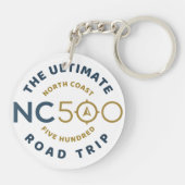 NC 500 route Sleutelhanger (Achterkant)