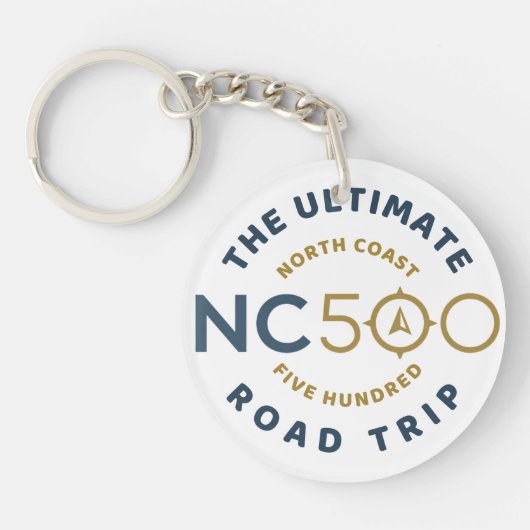 NC 500 route Sleutelhanger (Voorkant)