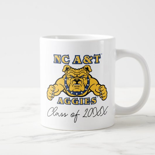 NC A&T Aggies Aggie Bulldog | Grote Koffiekop (Rechts)