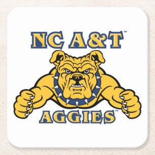 NC A&T Aggies Aggie Bulldog   Kartonnen Onderzetters