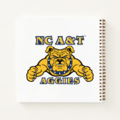 NC A&T Aggies Aggie Bulldog | Notitieboek (Achterkant)