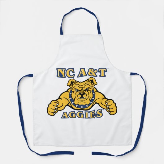 NC A&T Aggies Aggie Bulldog | Schort (Voorkant)