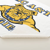 NC A&T Aggies Aggie Bulldog | Sherpa Deken (3/4)