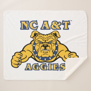 NC A&T Aggies Aggie Bulldog   Sherpa Deken