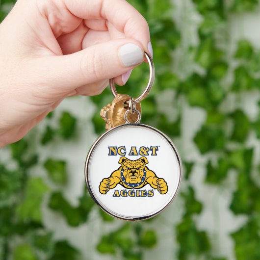 NC A&T Aggies Aggie Bulldog | Sleutelhanger (Hand)