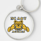 NC A&T Aggies Aggie Bulldog | Sleutelhanger (Voorkant)
