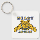 NC A&T Aggies Aggie Bulldog | Sleutelhanger (Voorkant)