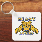 NC A&T Aggies Aggie Bulldog | Sleutelhanger (Voorkant)