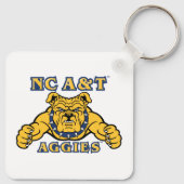 NC A&T Aggies Aggie Bulldog | Sleutelhanger (Achterkant)
