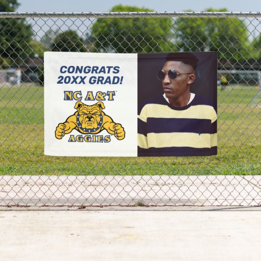 NC A&T Aggies Aggie Bulldog | Spandoek (Insitu)