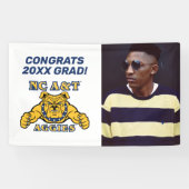 NC A&T Aggies Aggie Bulldog | Spandoek (Horizontaal)