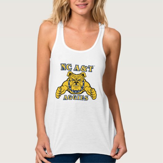 NC A&T Aggies Aggie Bulldog | Tanktop (Voorkant)