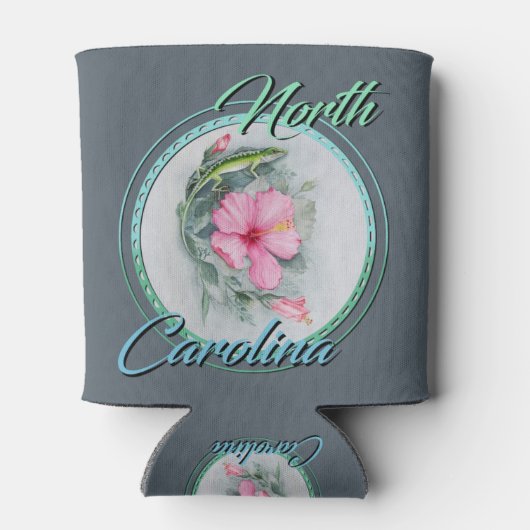 NC Anole & Hibiscus Blikjeskoeler (Achterkant)