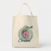 NC Anole & Hibiscus Tote Bag (Voorkant)