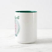 NC Anole & Hibiscus Tweekleurige Koffiemok (Center)