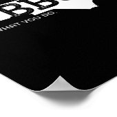 NC BBQ Wat je eet Poster (Hoek)