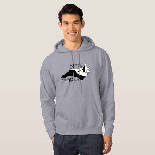 NC Bird Atlas Hooded Sweatshirt (Voorkant volledig)