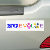 NC Evolve Bumpersticker (Op auto)